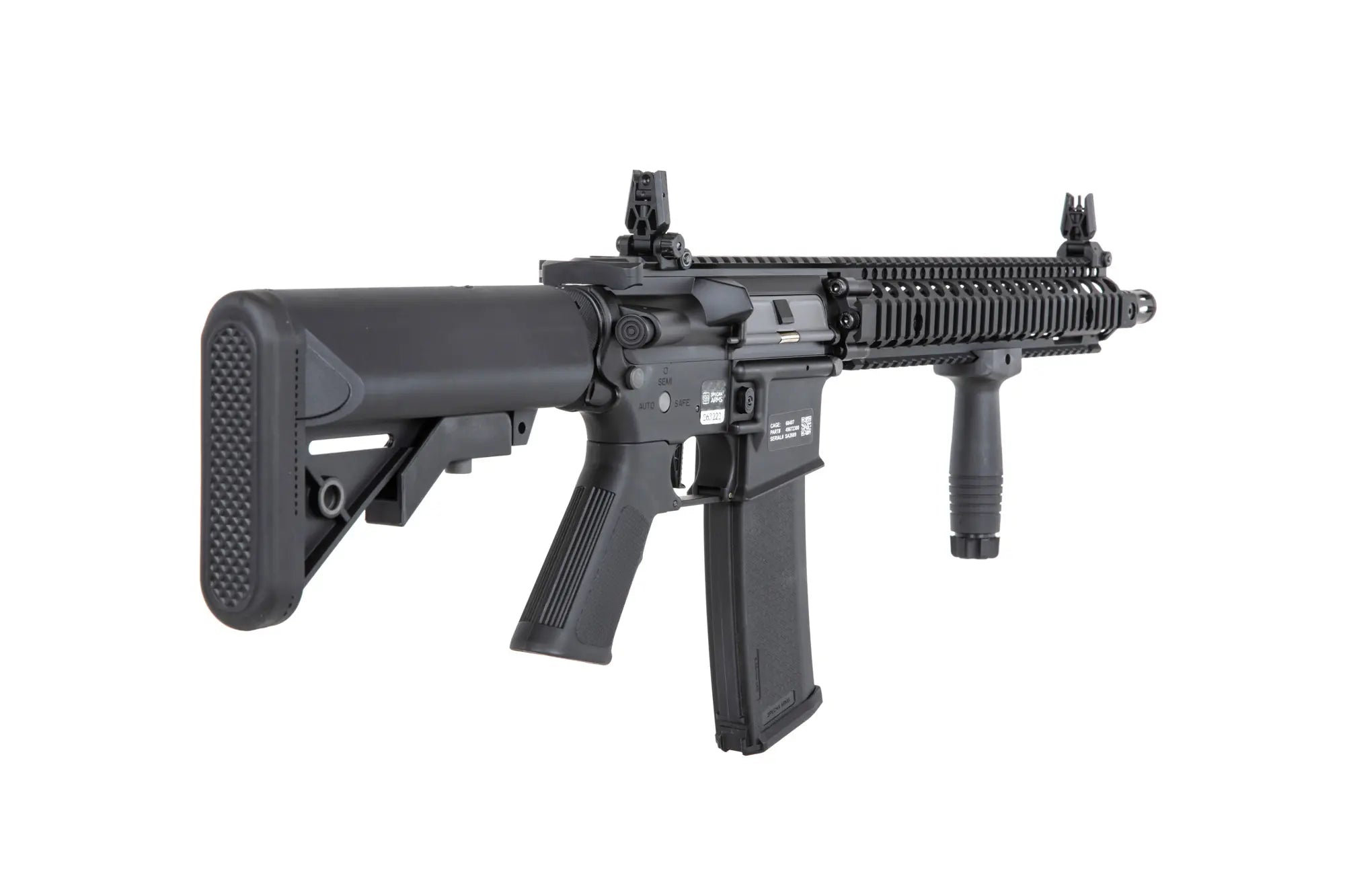 Daniel Defense® SA-P26 Prime Aster II ETU harjattomalla moottorilla – musta
