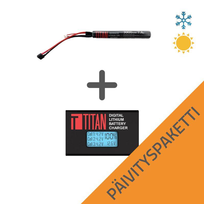 Li-Ion Upgrade Kit - 7.4V 3000mAh Battery & LiPo Charger, Deans / T-Plug