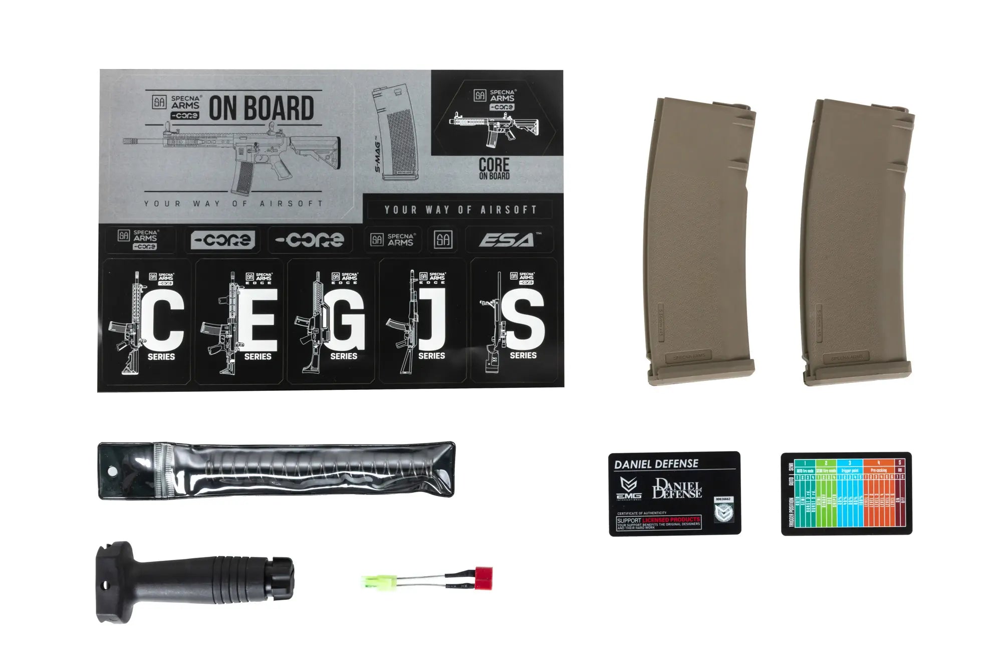 Specna Arms Daniel Defense® MK18 SA-C19 CORE™ HAL ETU™ Gen.2 - Chaos Bronze