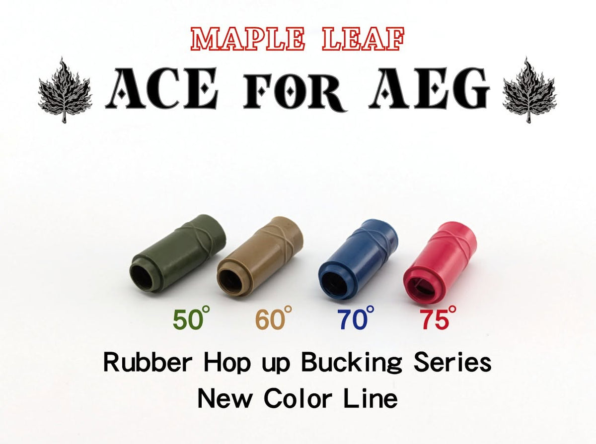 Maple Leaf 2026 Ace 75° Rubber Hop-Up Bucking for AEG - Red