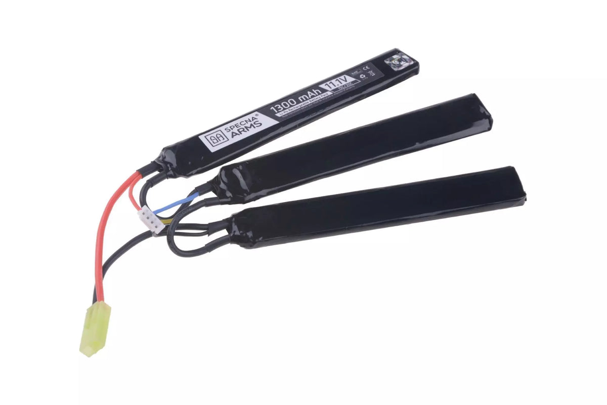 Specna Arms LiPo -akku 11,1 V 1300 mAh 15/30C, 3-osainen - Small Tamiya