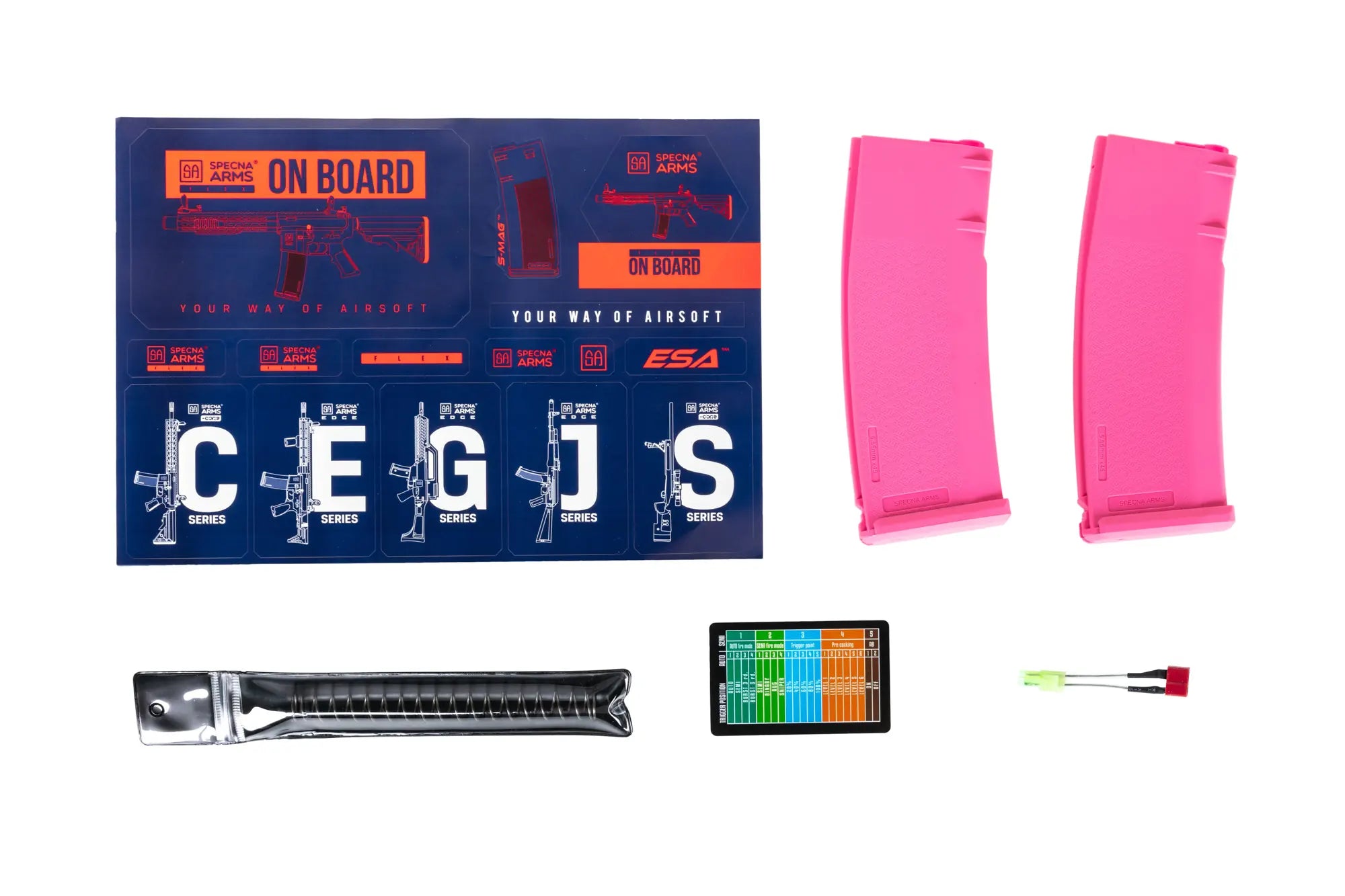 Specna Arms SA-F04-RL FLEX™ BLDC™ Light Ops Stock/ HAL ETU™ Gen. 2 - Pink