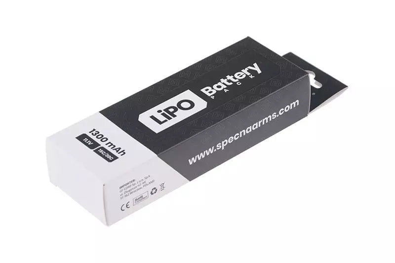 Specna Arms LiPo -akku 11,1 V 1300 mAh 15/30C, 3-osainen - Small Tamiya