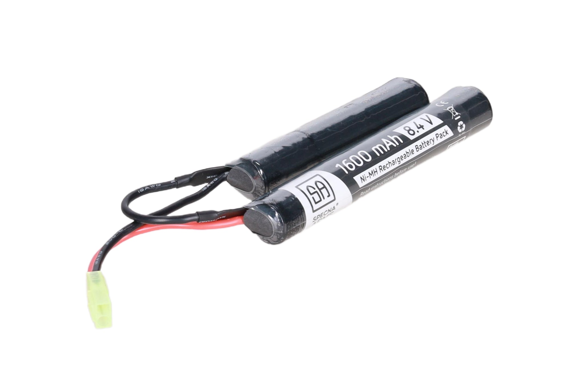 Specna Arms 8.4V 1600mAh NiMH 2-Piece Crane Battery - Mini Tamiya