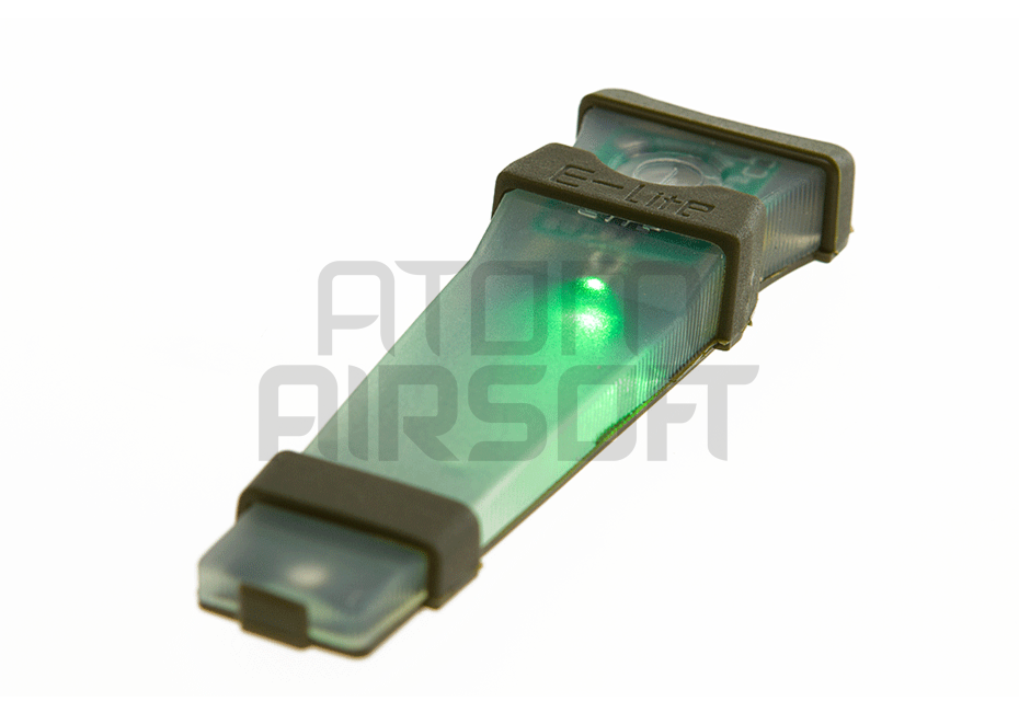 VLT valo velcropinnalla - vihreä