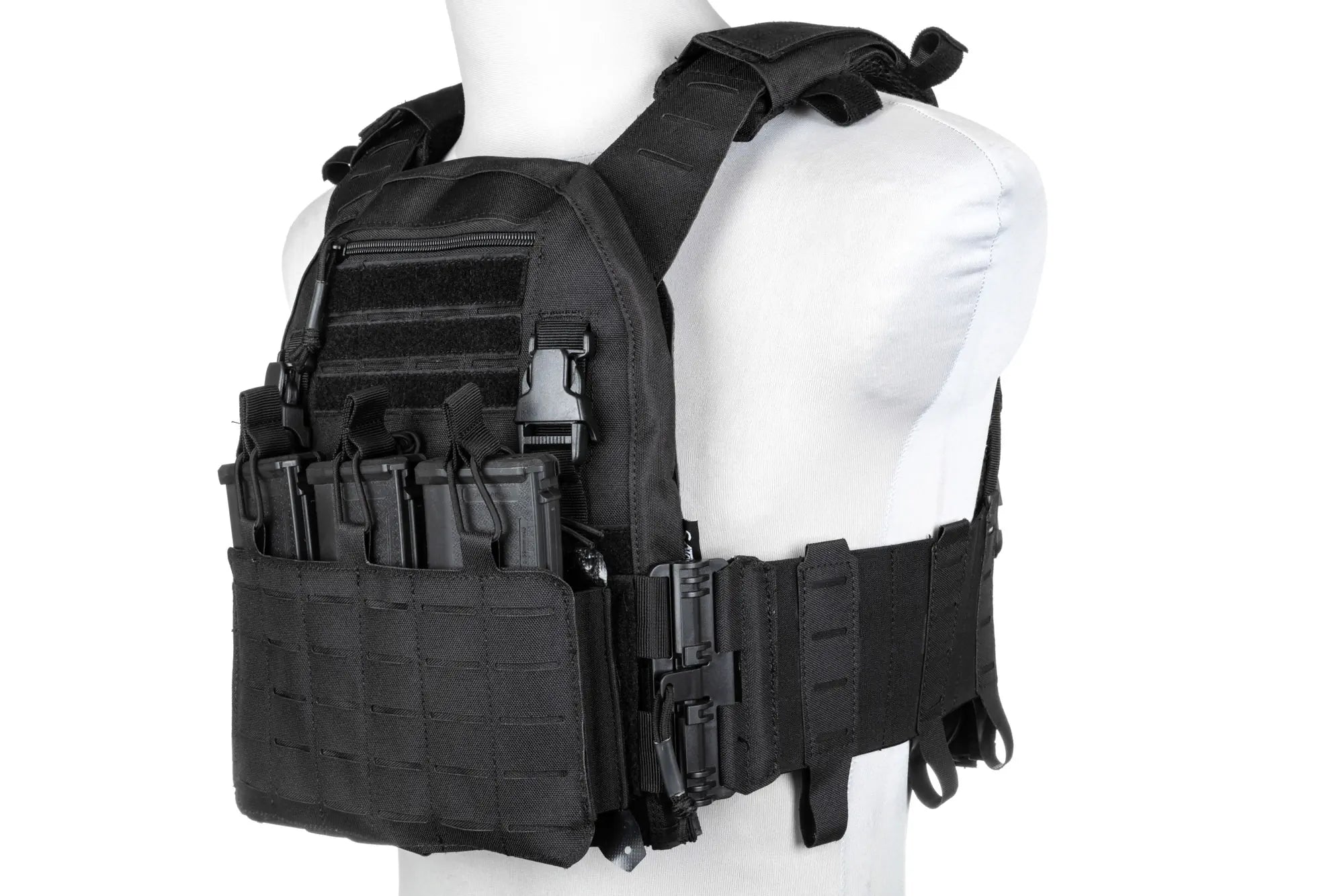QR II Tactical Plate Carrier - musta