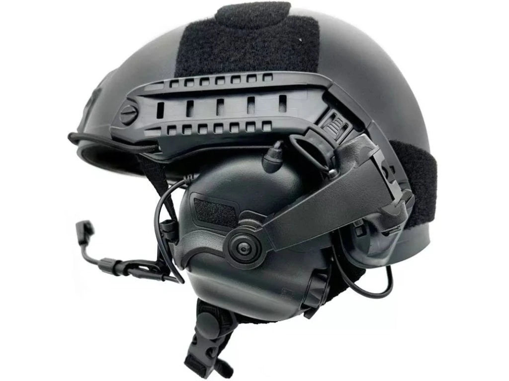 M32X Plus aktiivikuulosuojaimet puhemikrofonilla, ARC-kypäräkiinnitys - musta