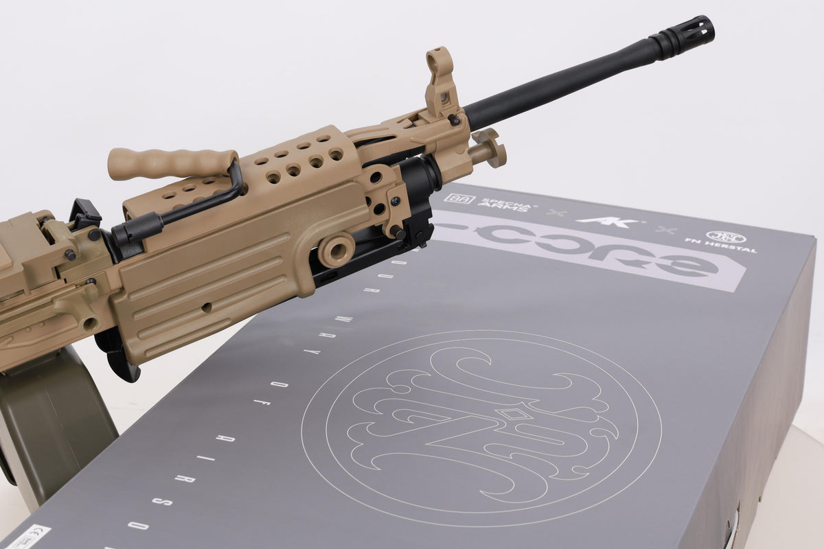 Specna Arms FN Herstal M249 MK2 CORE Machine Gun AEG - Tan