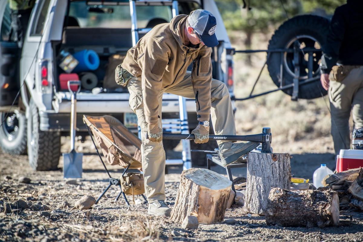 Patriot double fleece jacket - OD