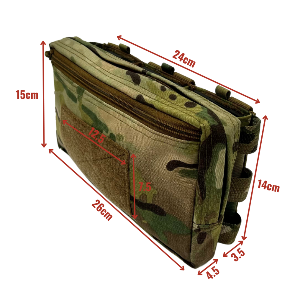Triple snap mag utility pouch, triplalipastasku + yleistasku – MultiCam