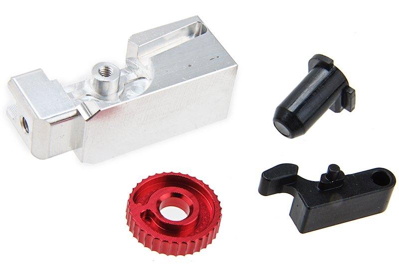 Tokyo Marui MWS GBBR hop-up säätörunko (CNC 6061T6-alumiinia)