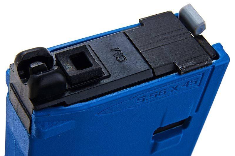 EVO Tokyo Marui M4 MWS gas magazine V3, 35 rounds - NATO blue