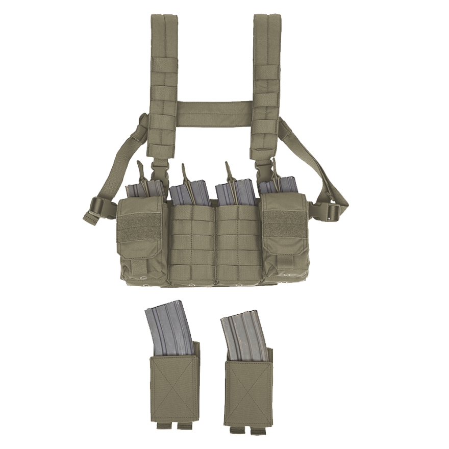 Warrior Assault Systems PCR Pathfinder Chest Rig - Ranger green