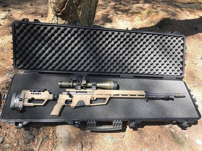 XL Hard Case, hard plastic gun case - black