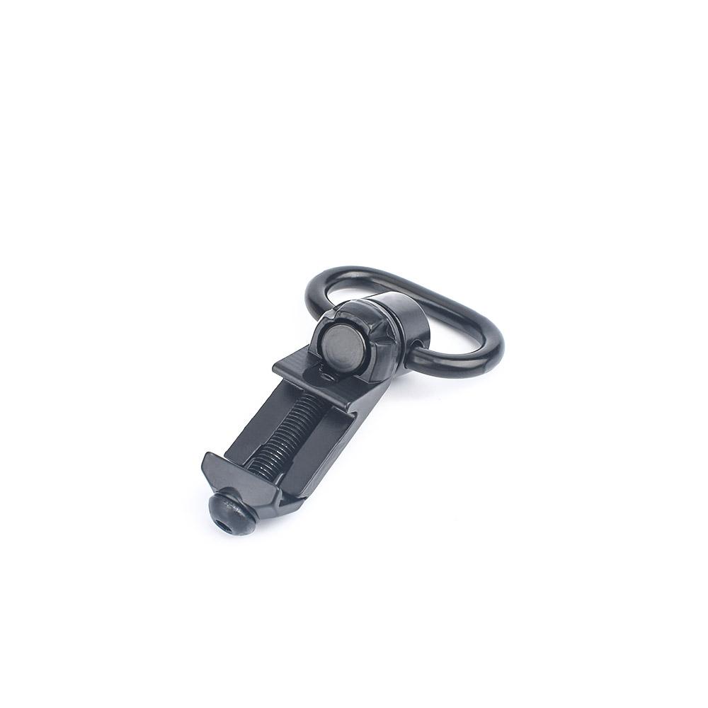 M-ETAL Tactical QD Sling Mount Adapter, RIS/Picatinny – musta
