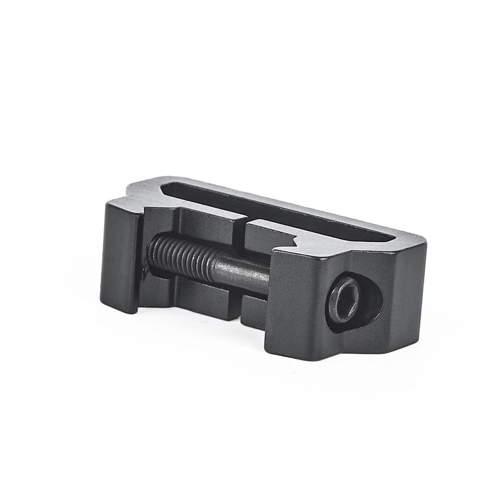 M-ETAL hihnakiinnike RIS/Picatinny kiskoon - musta