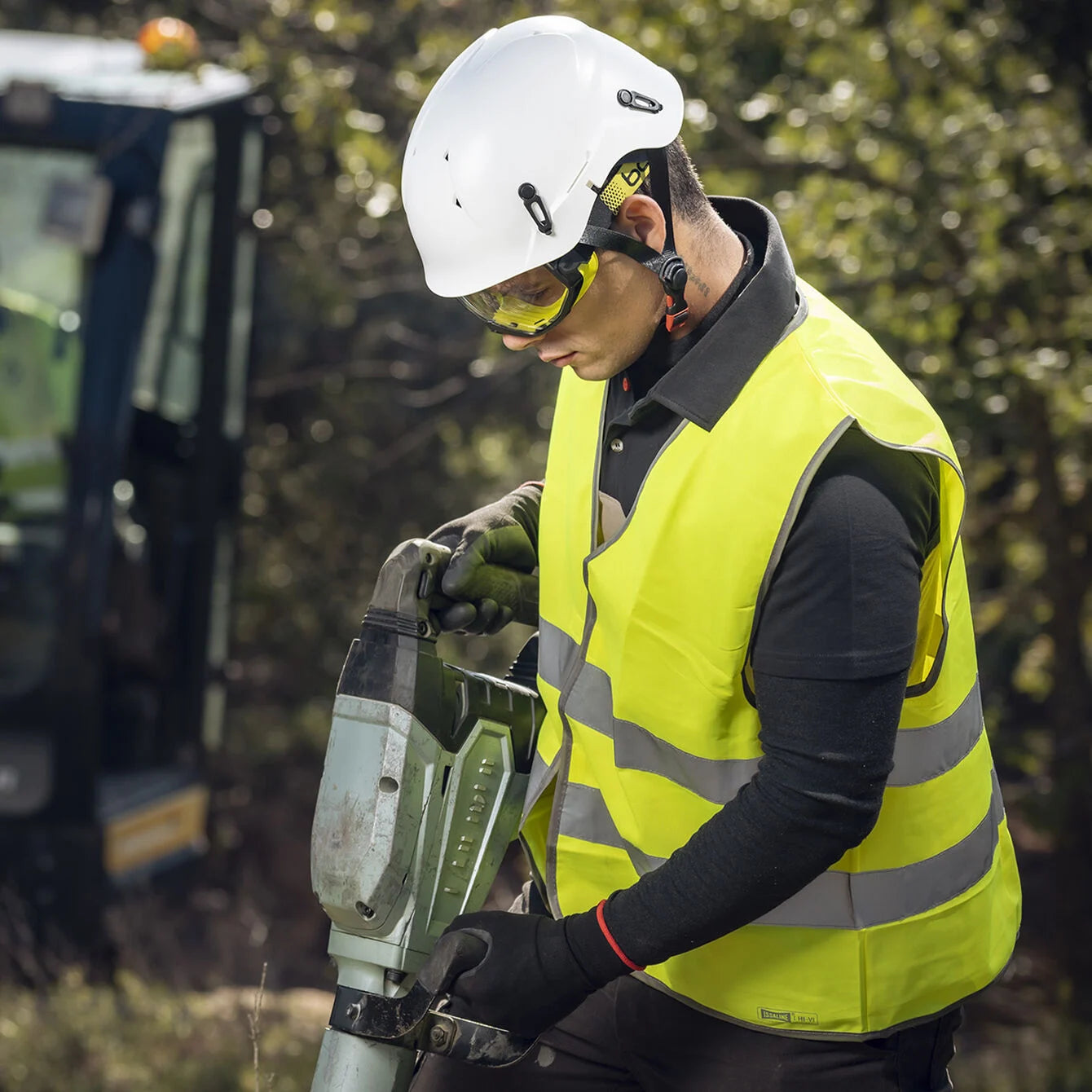 Universal Goggle, safety glasses with straps - clear lens