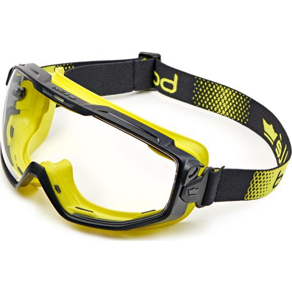 Universal Goggle Foam, hihnalliset suojalasit solumuovipehmusteella - kirkas linssi