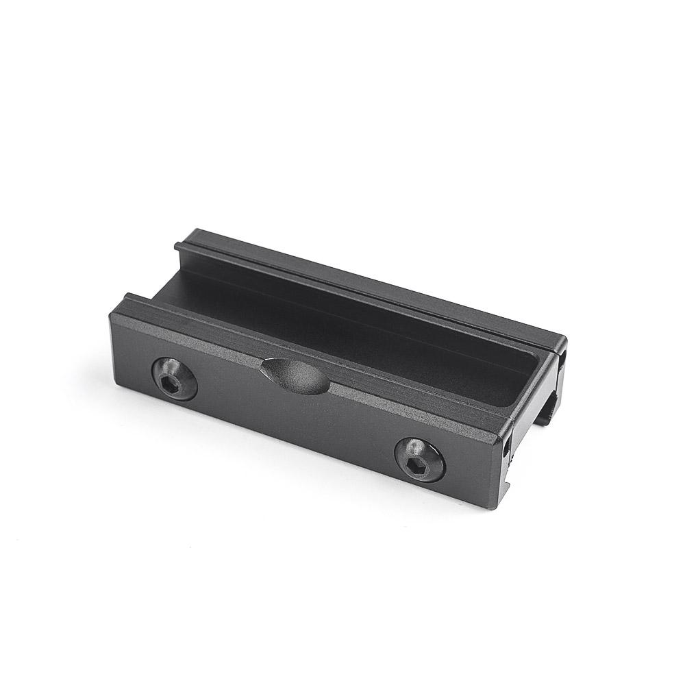 WADSN CNC etäkytkimen kiinnityslevy RIS/Picatinny kiskoon - musta