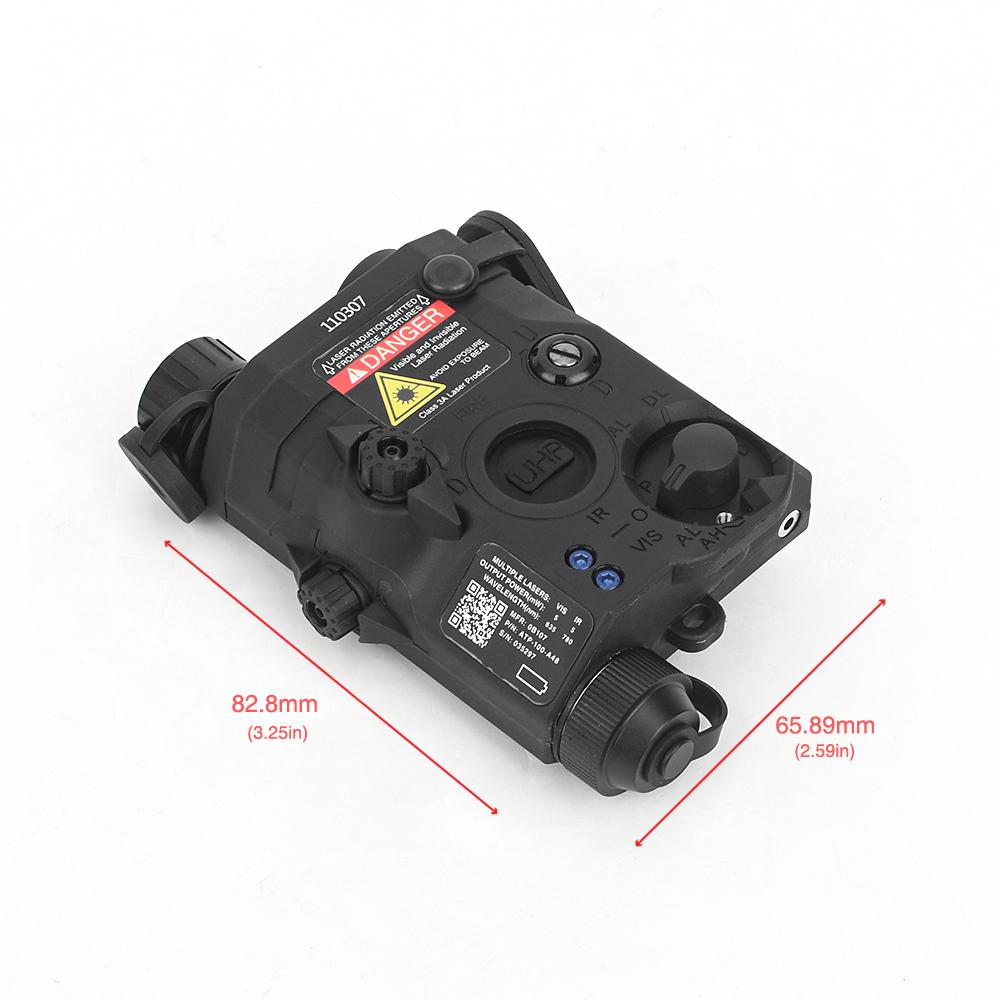 WADSN LA-5C UHP PEQ-15 valaisin ilman laseria - musta