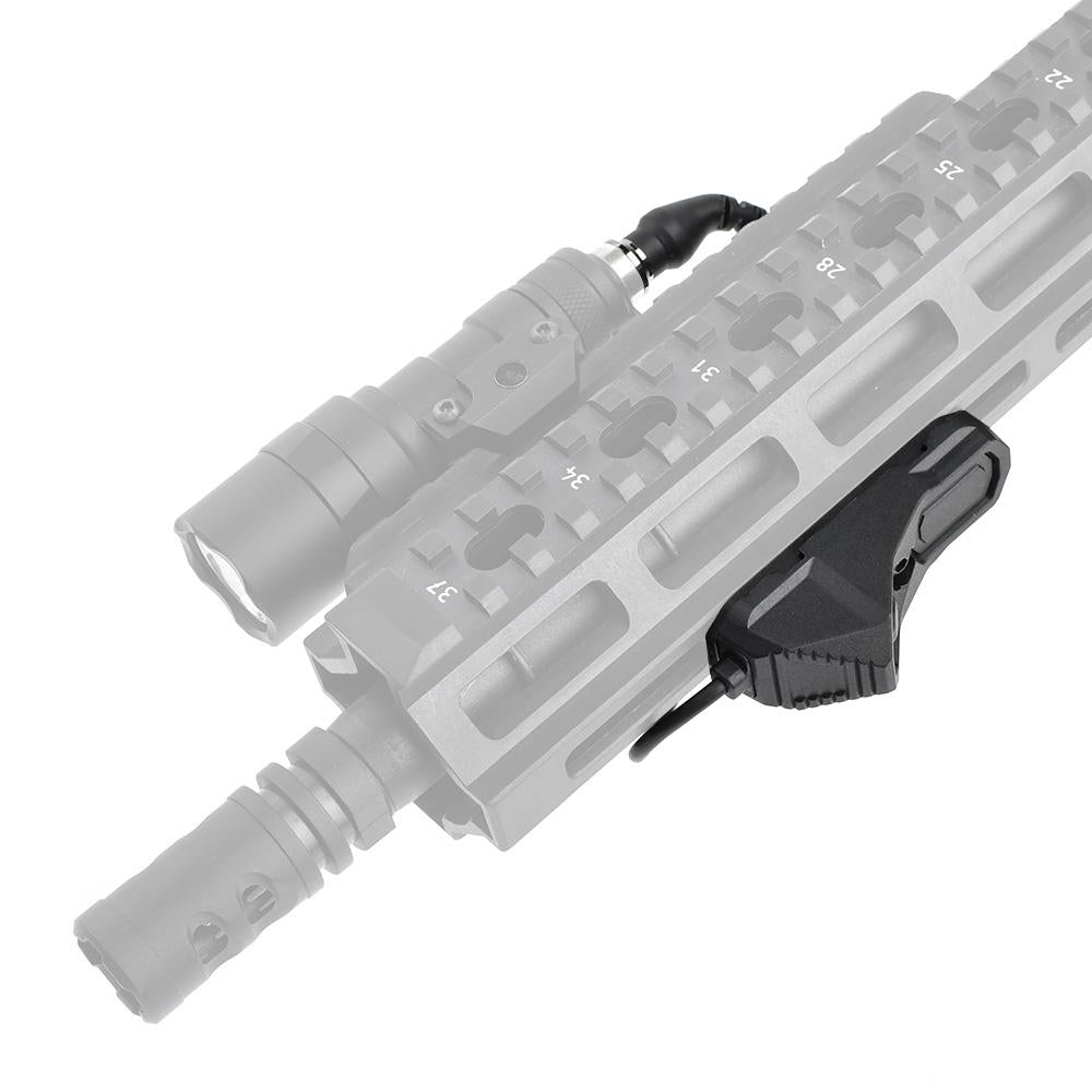 WADSN AN kaksitoiminen asevalon etäkytkin, SF-yhteensopiva liitin - musta