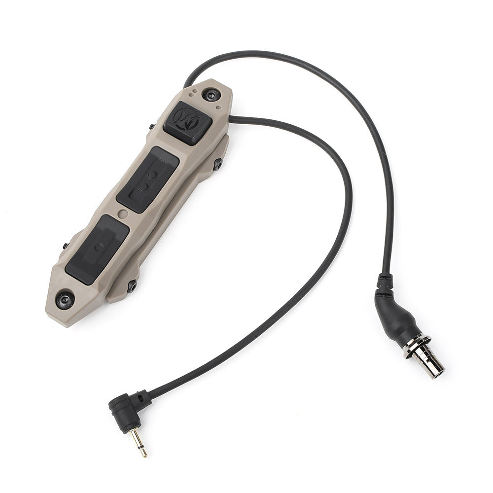 WADSN Dual Pressure Switch with Lock, SF-B & 2.5 mm - Dark Earth