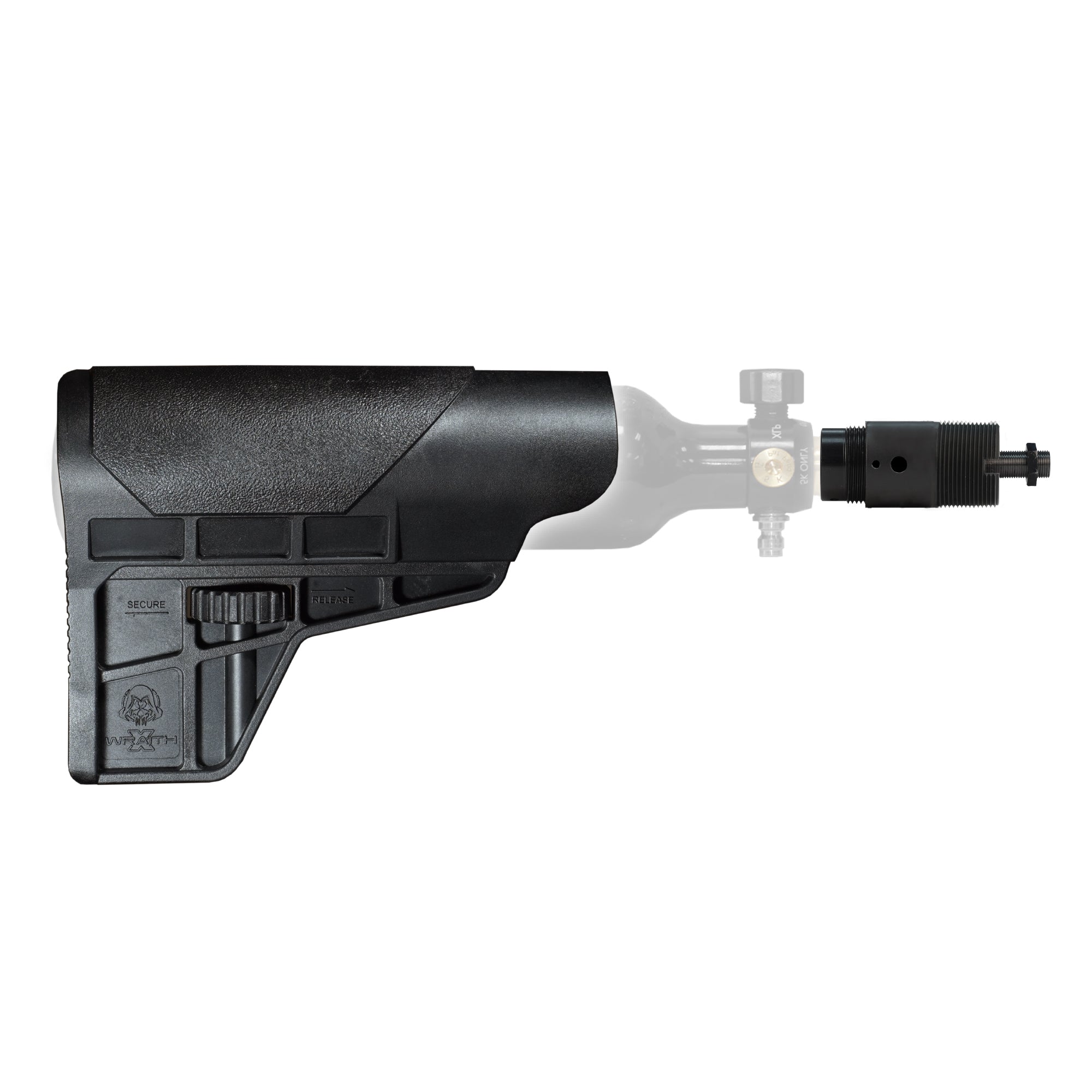 Wolverine Airsoft WRAITH X HPA pulloperä + regulaattori, AEG-yhteensopiva