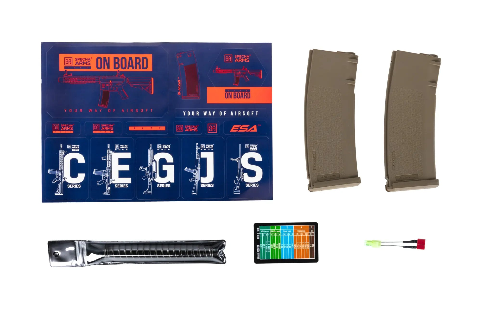 Specna Arms SA-F09 FLEX™ BLDC™ HAL ETU™ Gen. 2 - Half-Tan