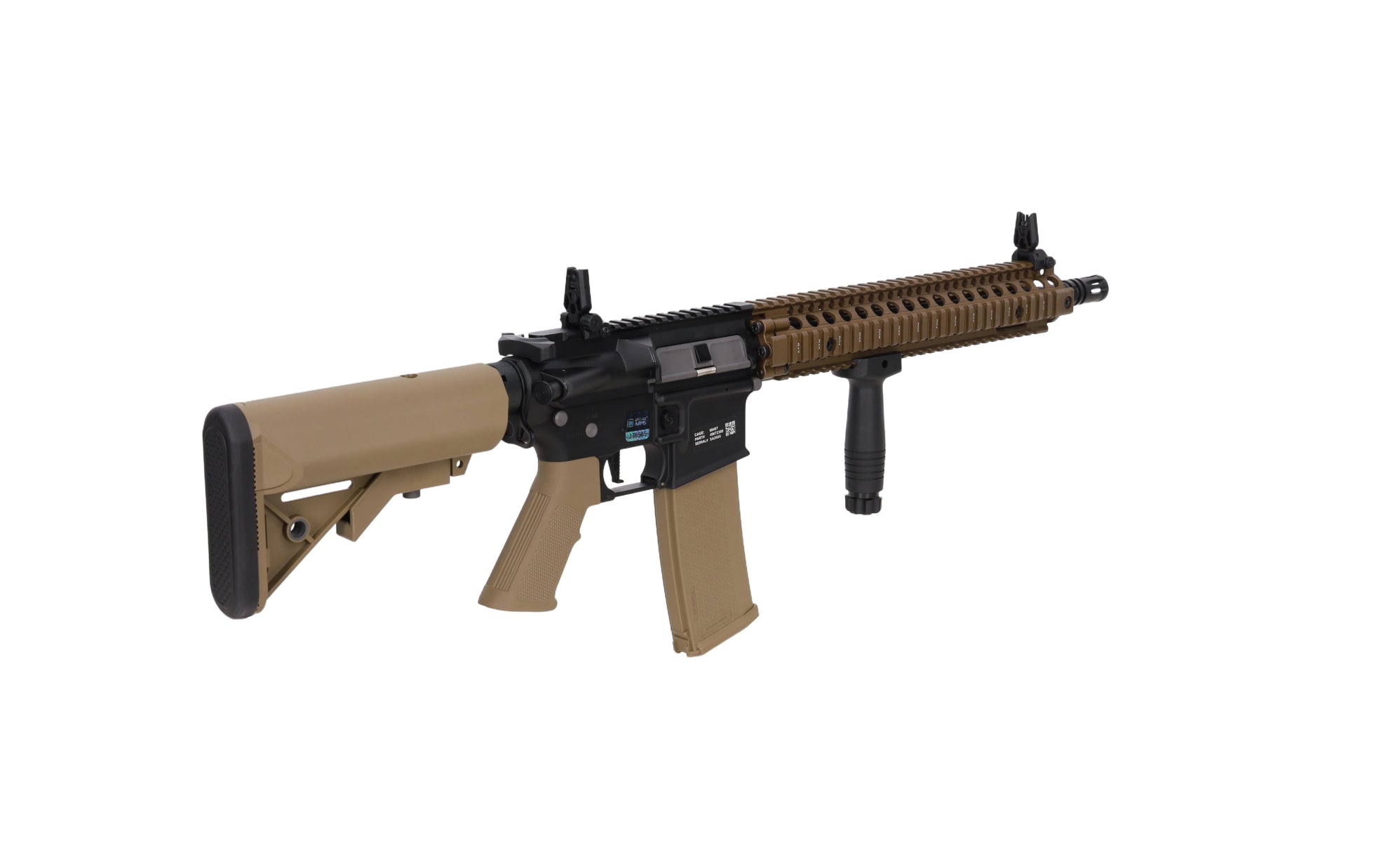 Specna Arms Daniel Defense MK18 SA-P26 Prime Aster II ETU with Brushless Motor - Half-Tan