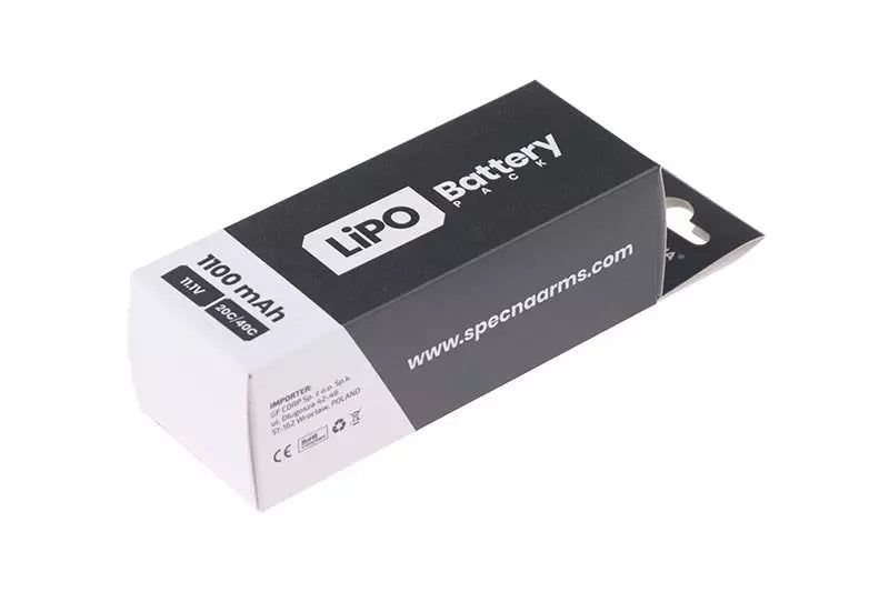 Specna Arms LiPo -akku 11,1 V 1100 mAh 20/40C - Small Tamiya