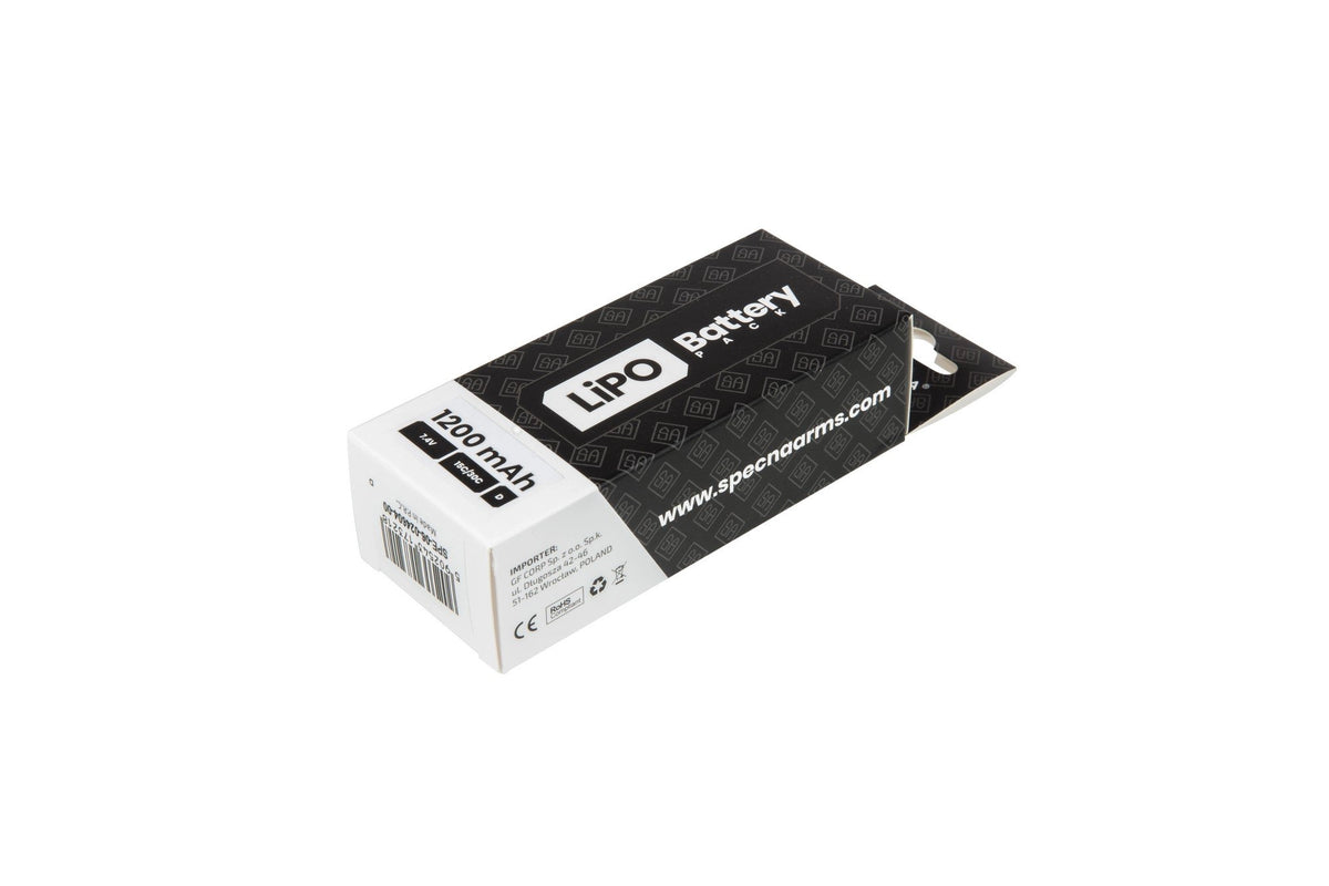 Specna Arms LiPo -akku 7,4 V 1200 mAh 15/30C - T-Plug/Deans