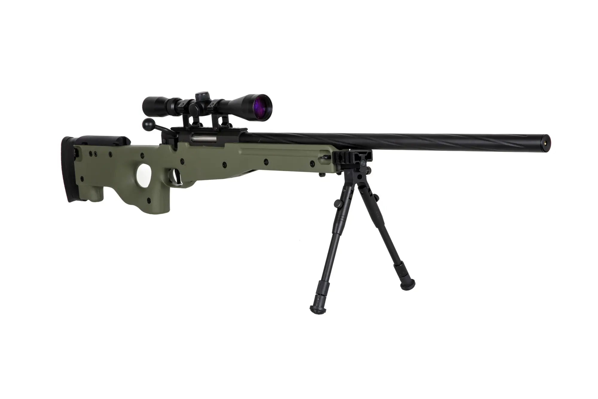SA-S11 sniper rifle with scope and forelegs - olive