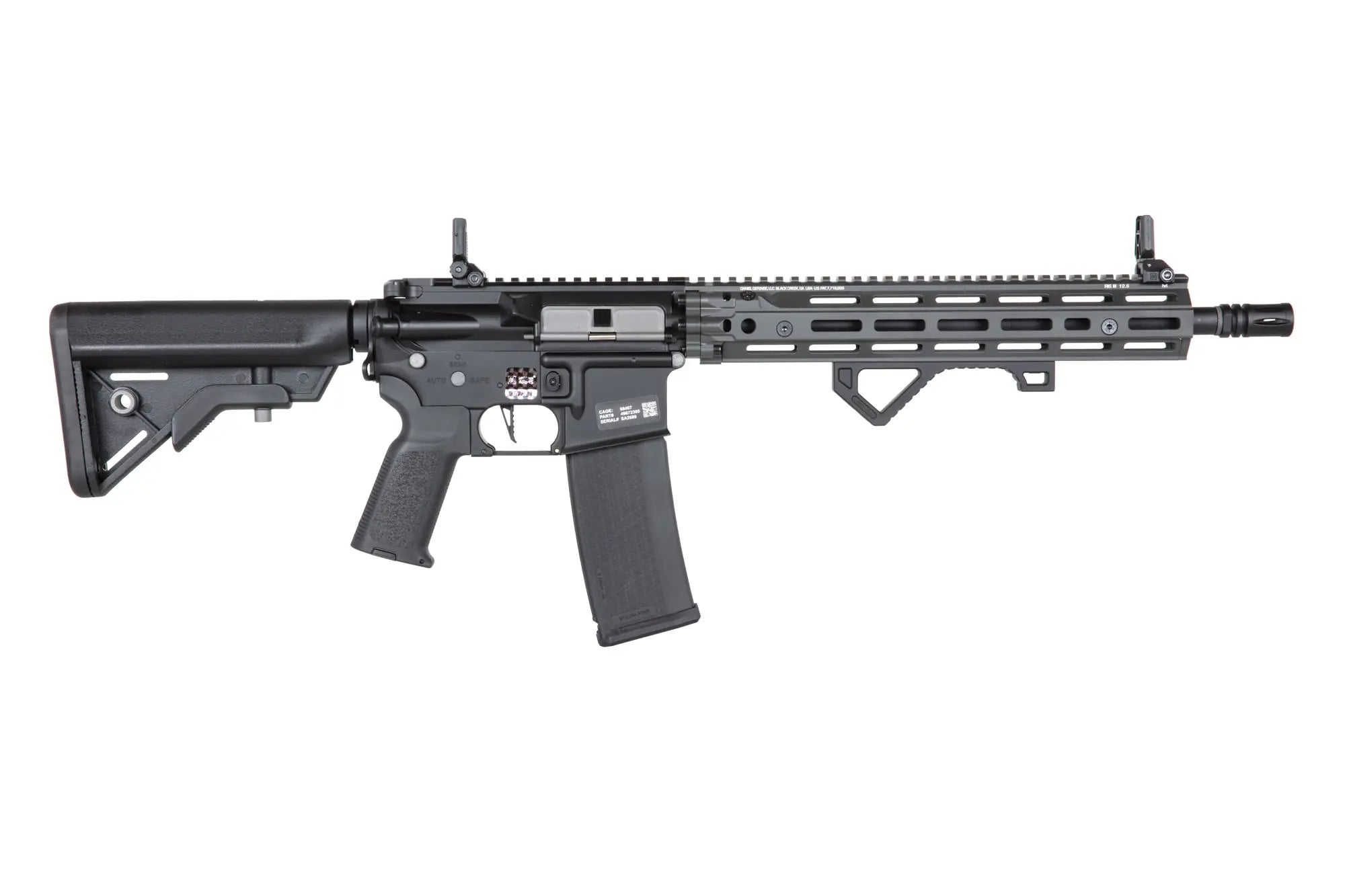 Daniel Defense SA-E28 RISIII 14.5'' EDGE™ HAL ETU™ Electric Gun - Chaos Gray