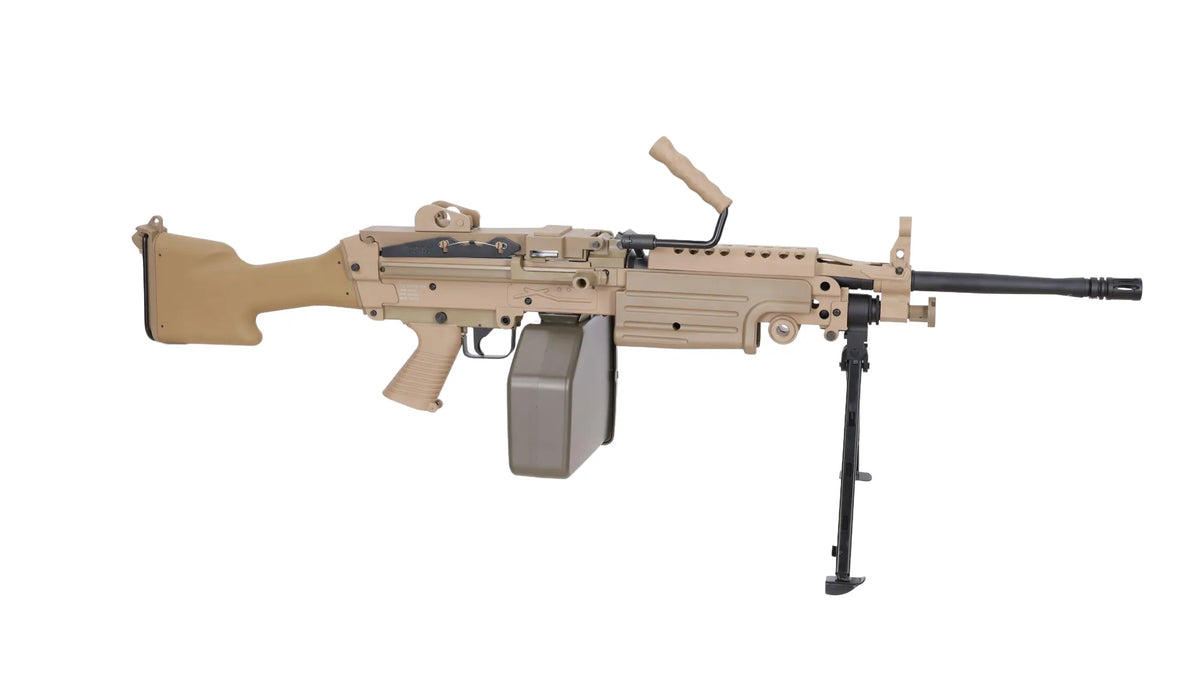 Specna Arms FN Herstal M249 MK2 CORE Machine Gun AEG - Tan