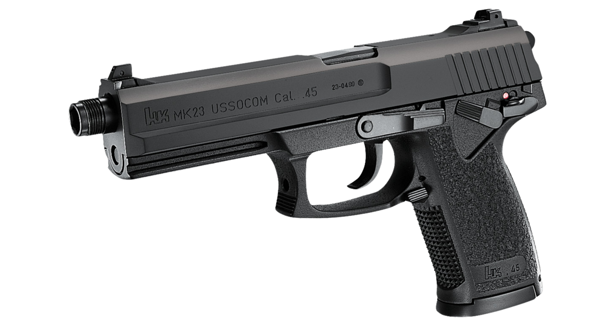 H&K .45 Socom MK23 High Grade, hop-up, jousipistooli