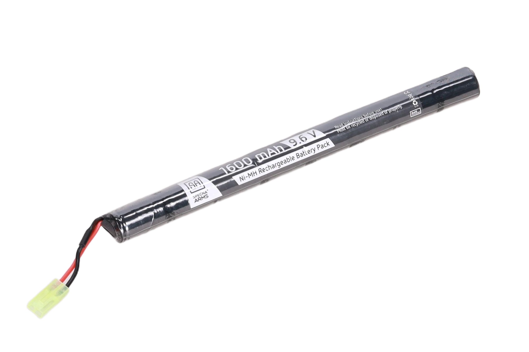 Specna Arms 9,6V 1600mAh NiMH tikkuakku - miniliitin