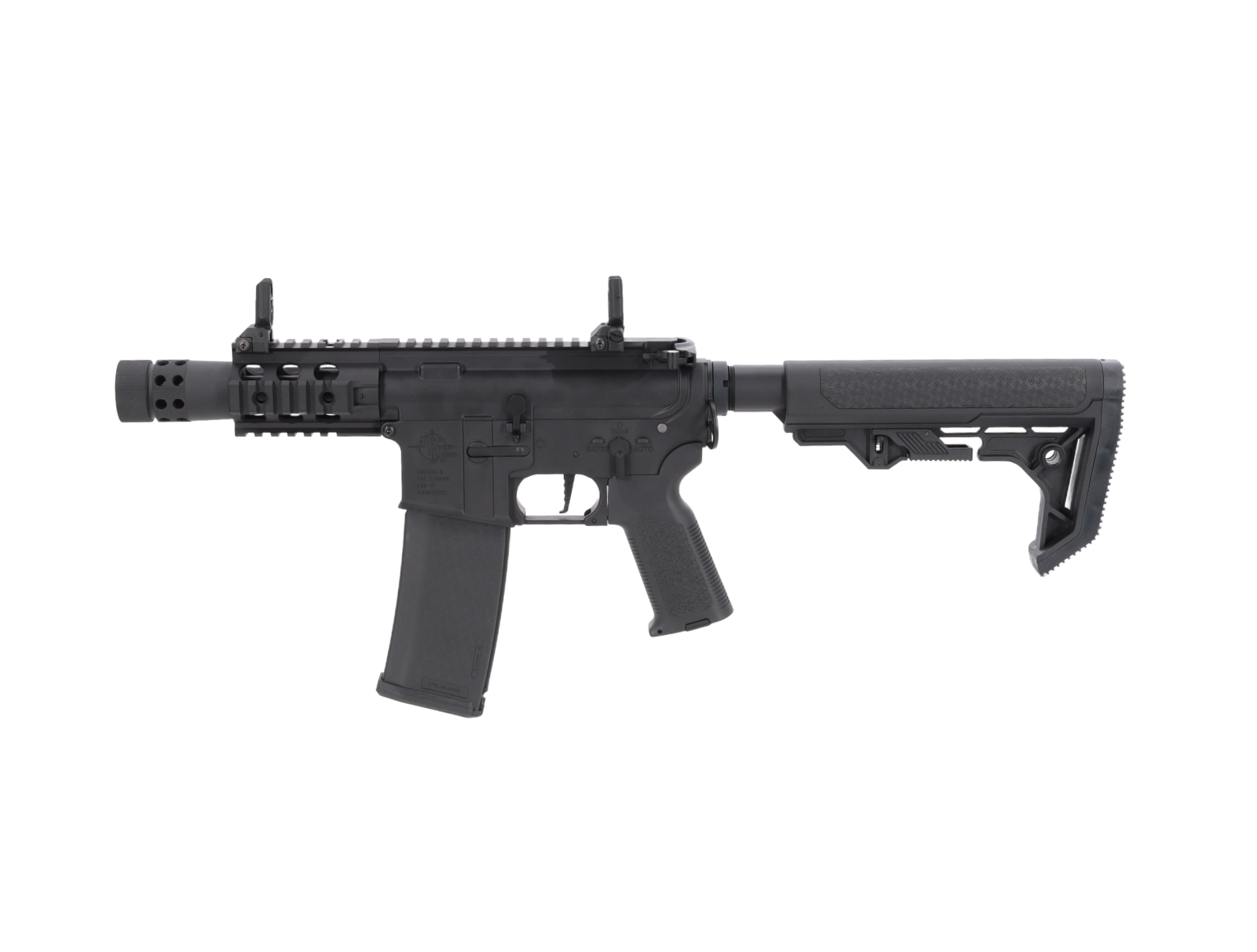 Specna Arms RRA SA-E10 EDGE™ HAL 2 ETU Light Ops Stock Gen. 2 - musta