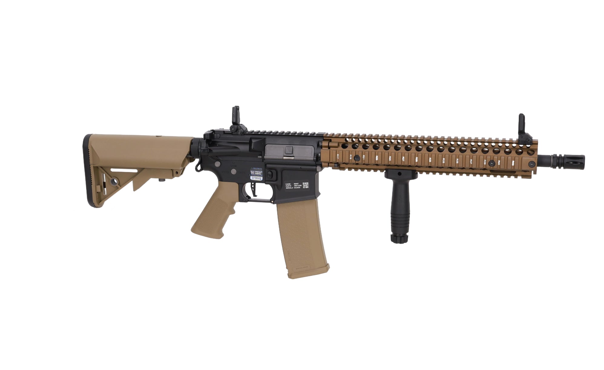 Specna Arms Daniel Defense MK18 SA-P26 Prime Aster II ETU with Brushless Motor - Half-Tan