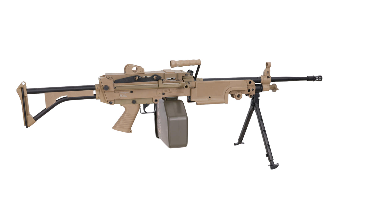 Specna Arms FN Herstal M249 MK1 CORE konekivääri AEG - hiekka