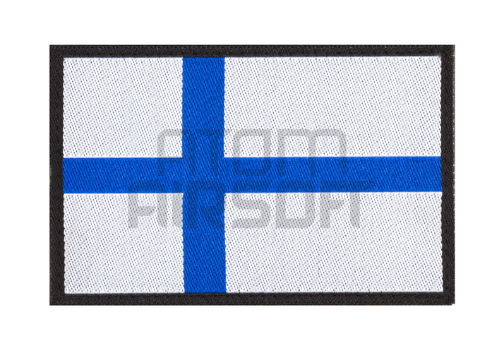 Clawgear Suomen lippu velcromerkki - sinivalkoinen