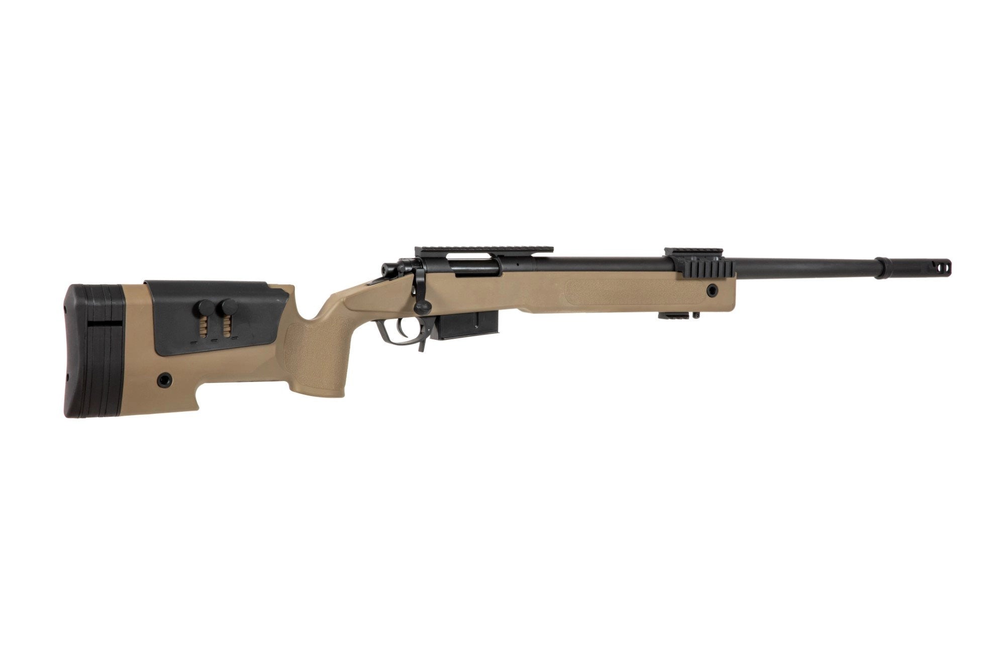 Specna Arms SA-S03 CORE™ korkean lähtönopeuden jousiviritteinen tarkkuuskivääri - tan