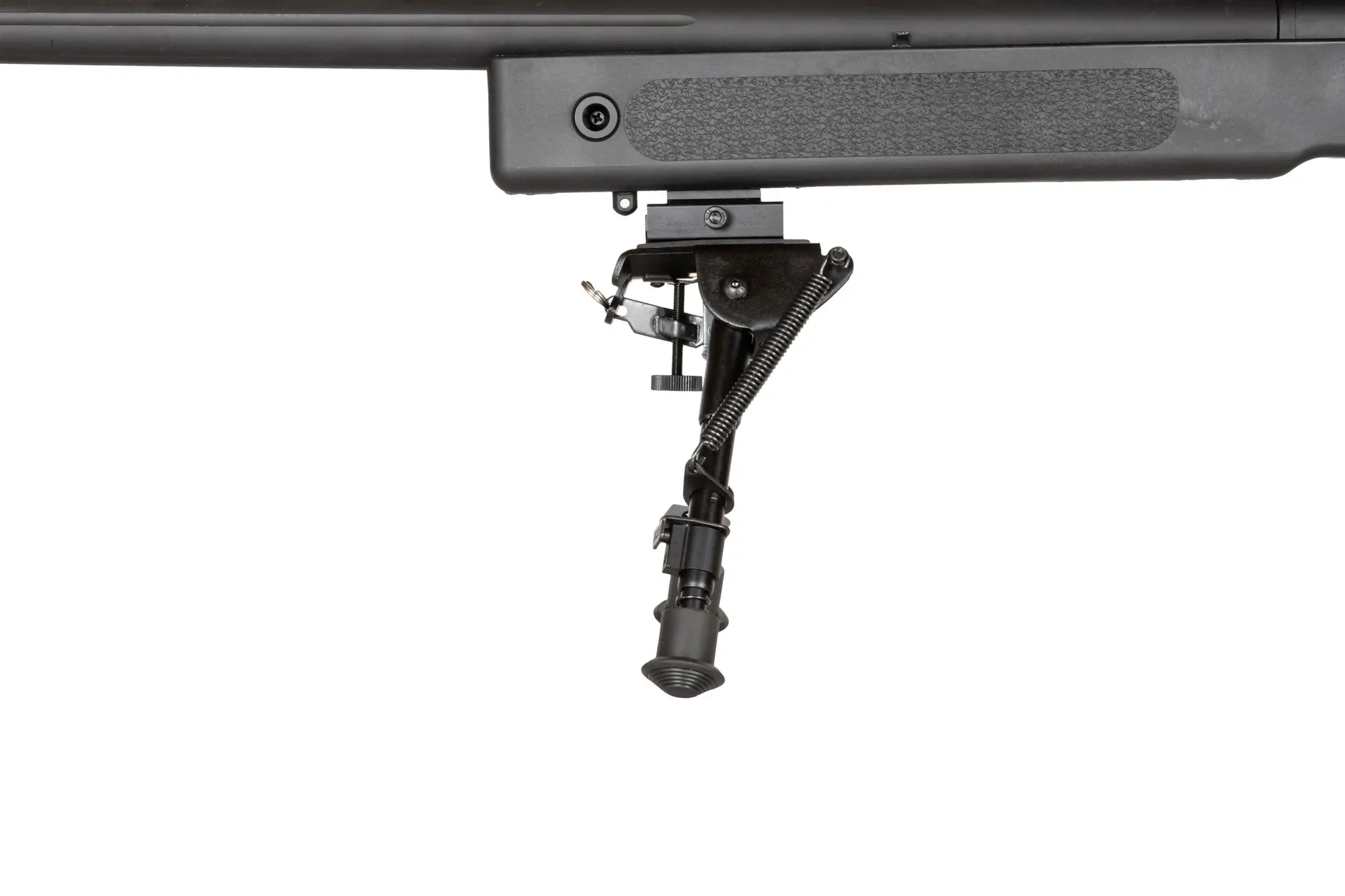 Specna Arms SA-S02 CORE™ High Velocity jousiviritteinen tarkkuuskivääri kiikaritähtäimellä ja etujaloilla - musta