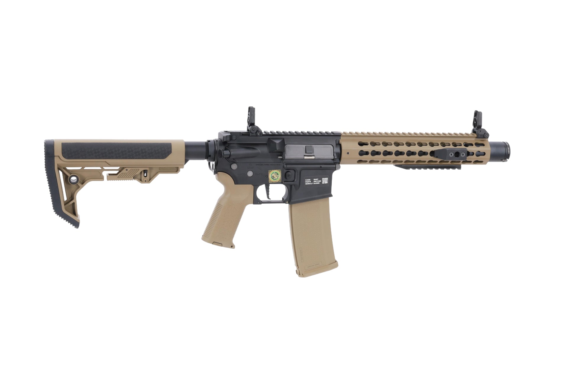 Specna Arms RRA SA-E07 EDGE™ HAL 2 ETU Light Ops Stock Gen. - 2 Half-Tan