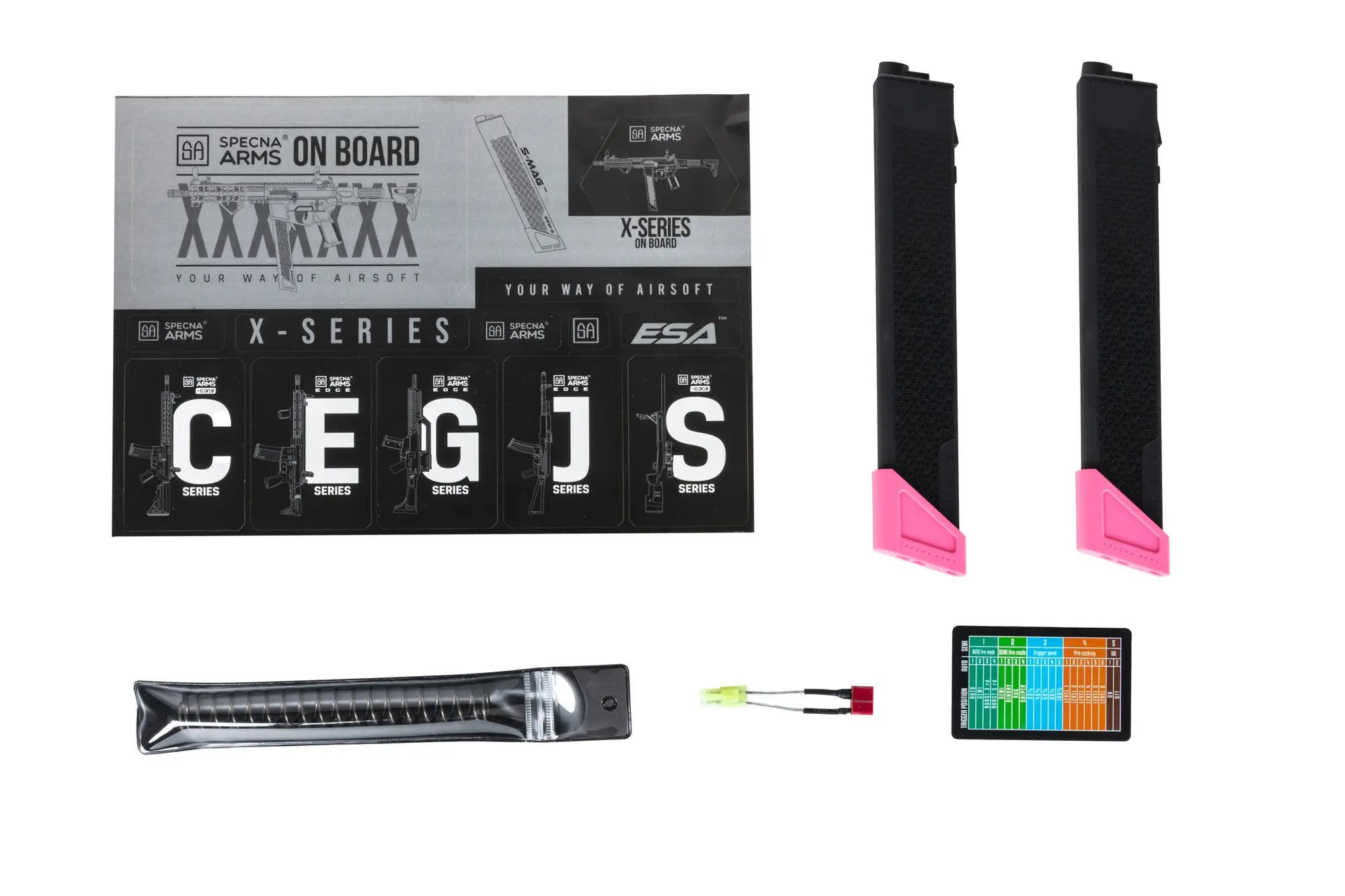 Specna Arms SA-FX02 FLEX™ BLDC™ HAL ETU Gen.2 - Pink