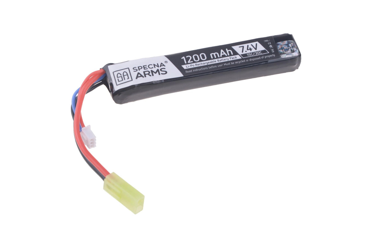 Specna Arms LiPo -akku 7,4 V 1200 mAh 15/30C - Small Tamiya