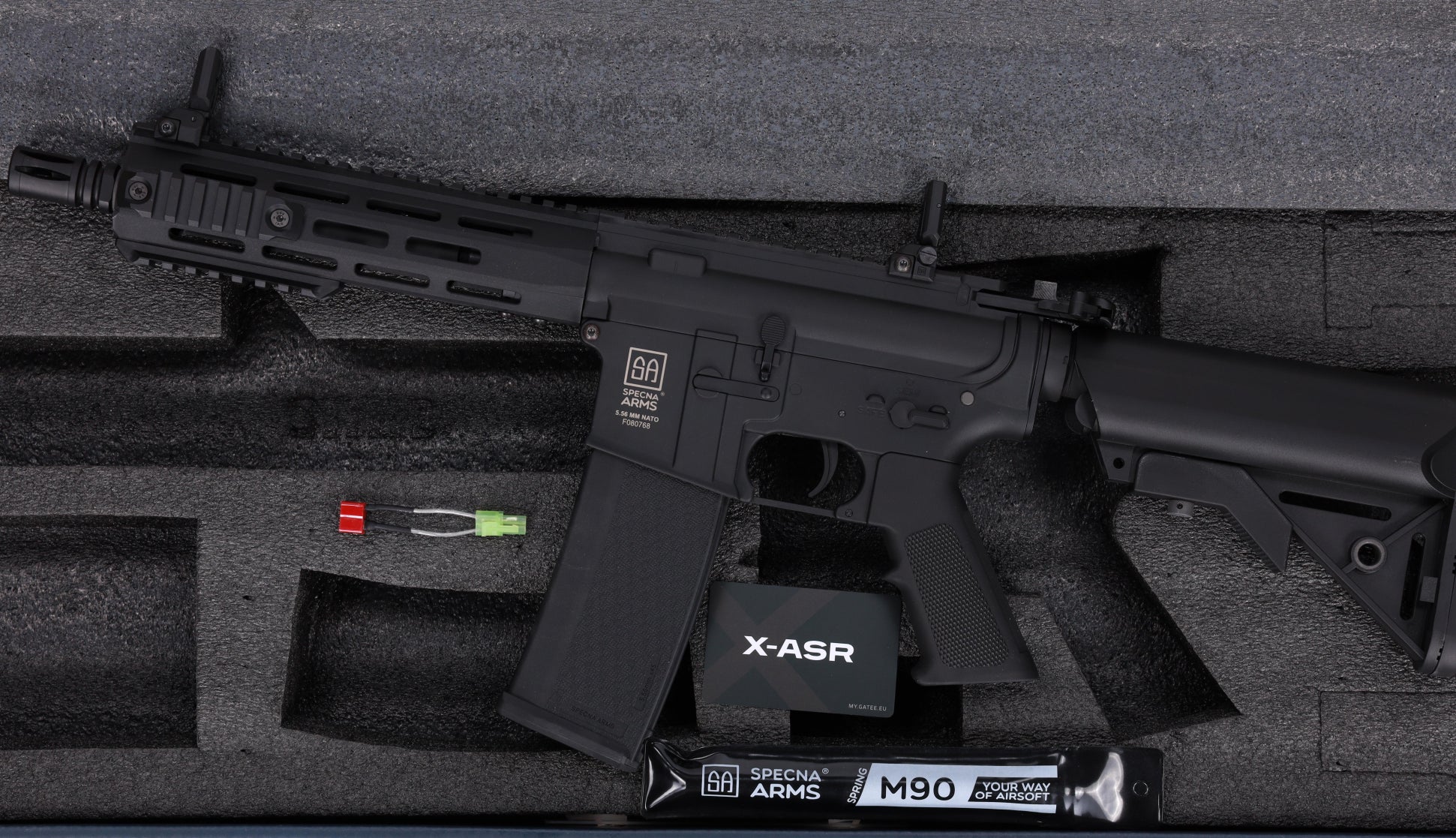 Specna Arms SA-F14 FLEX™ Gen. 2 GATE X-ASR - musta