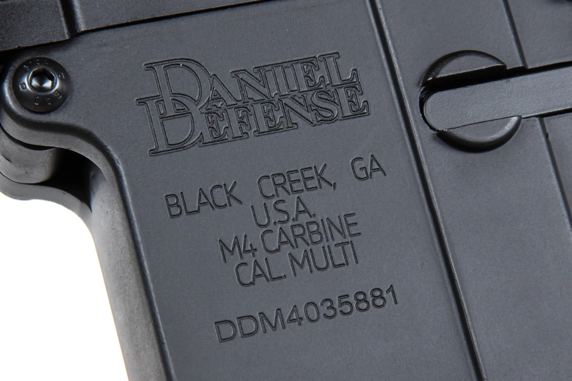 Daniel Defense® MK18 SA-P19 Prime™ HAL ETU harjattomalla moottorilla - musta