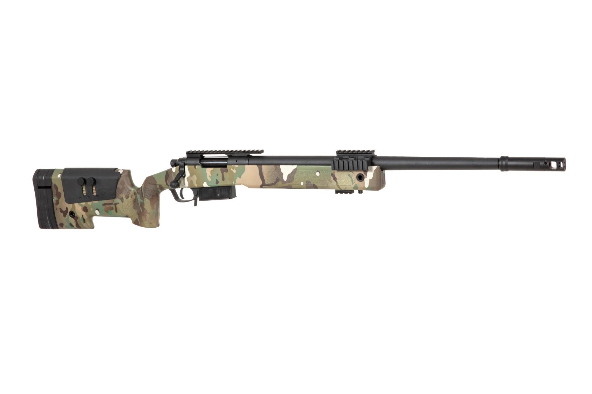 Specna Arms SA-S03 CORE™ High Velocity jousitoiminen tarkkuuskivääri - MultiCam