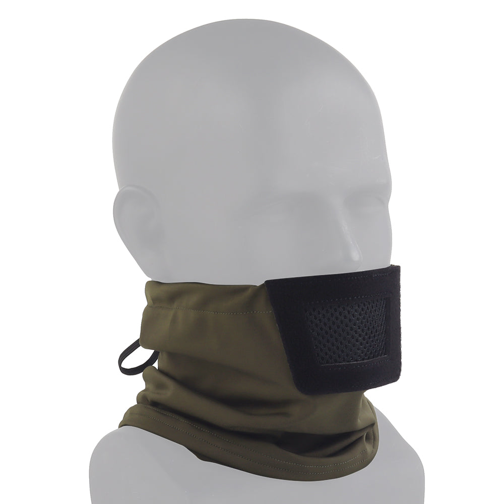 Knight lower face shield - olive