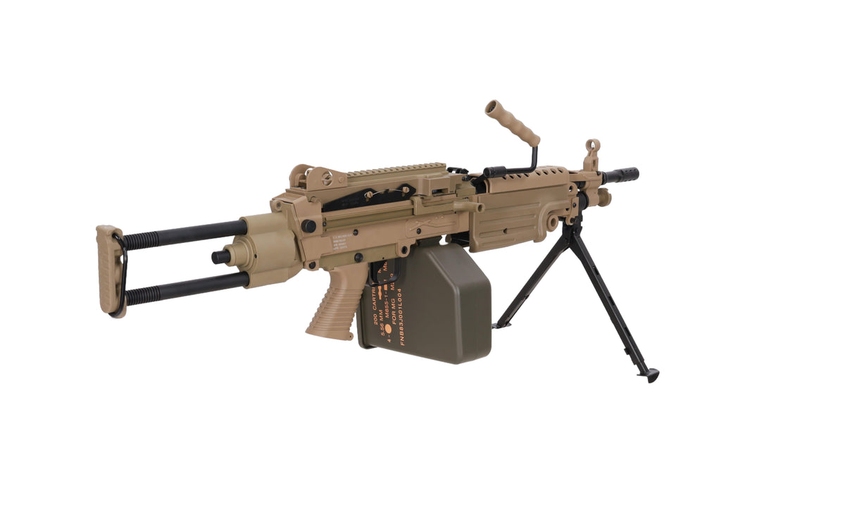 Specna Arms FN Herstal M249 PARA CORE konekivääri AEG - hiekka